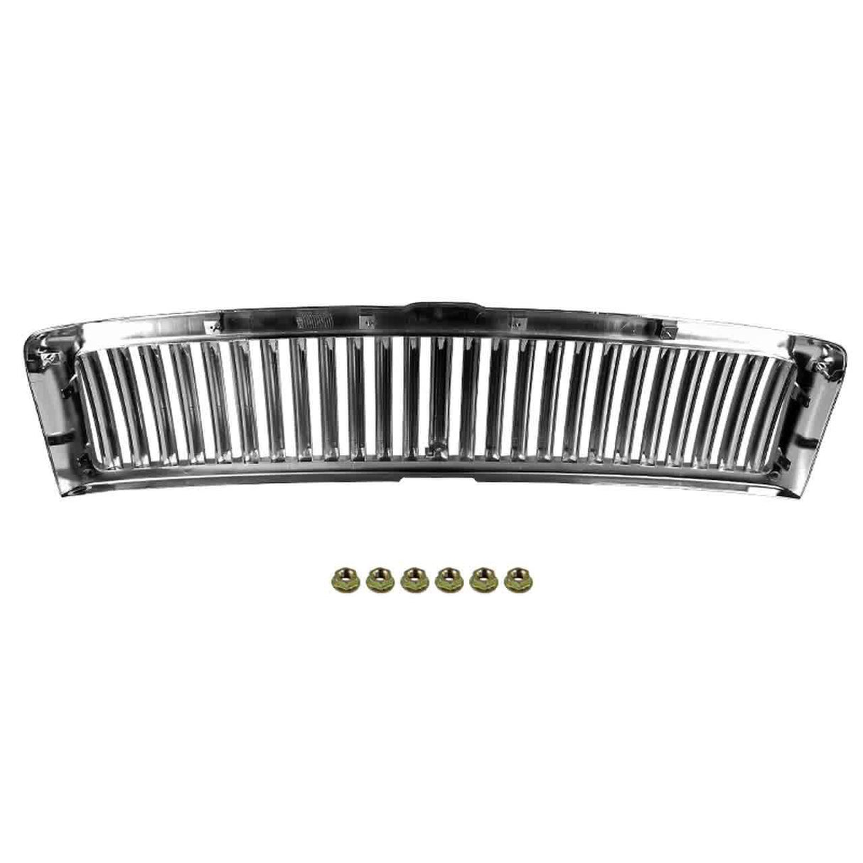 Spec-D Grill Dodge Ram (1994-2002) [Vertical Grille] Chrome / Matte Black / Glossy Black