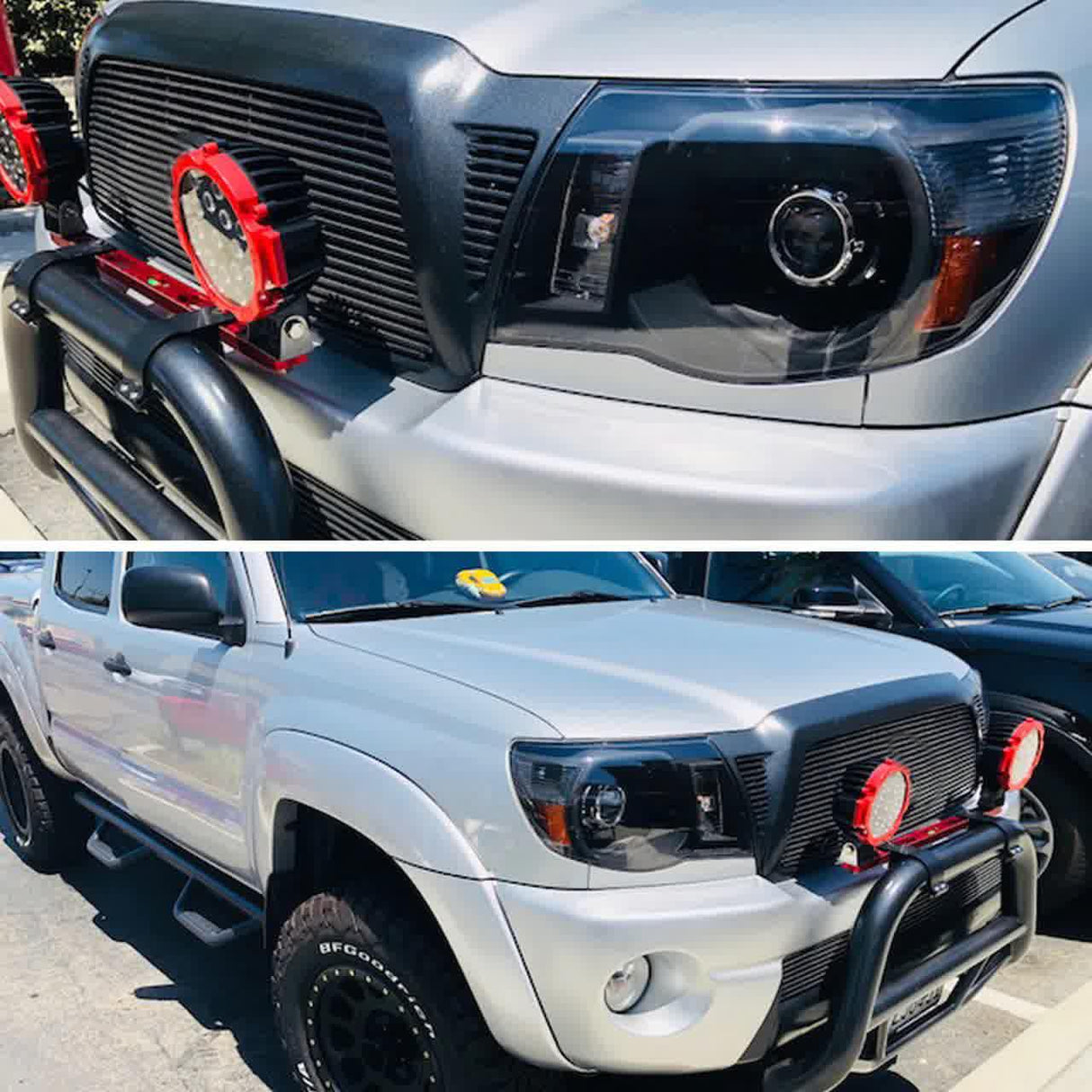 Spec-D Projector Headlights Toyota Tacoma (2005-2011) Black or Chrome Housing