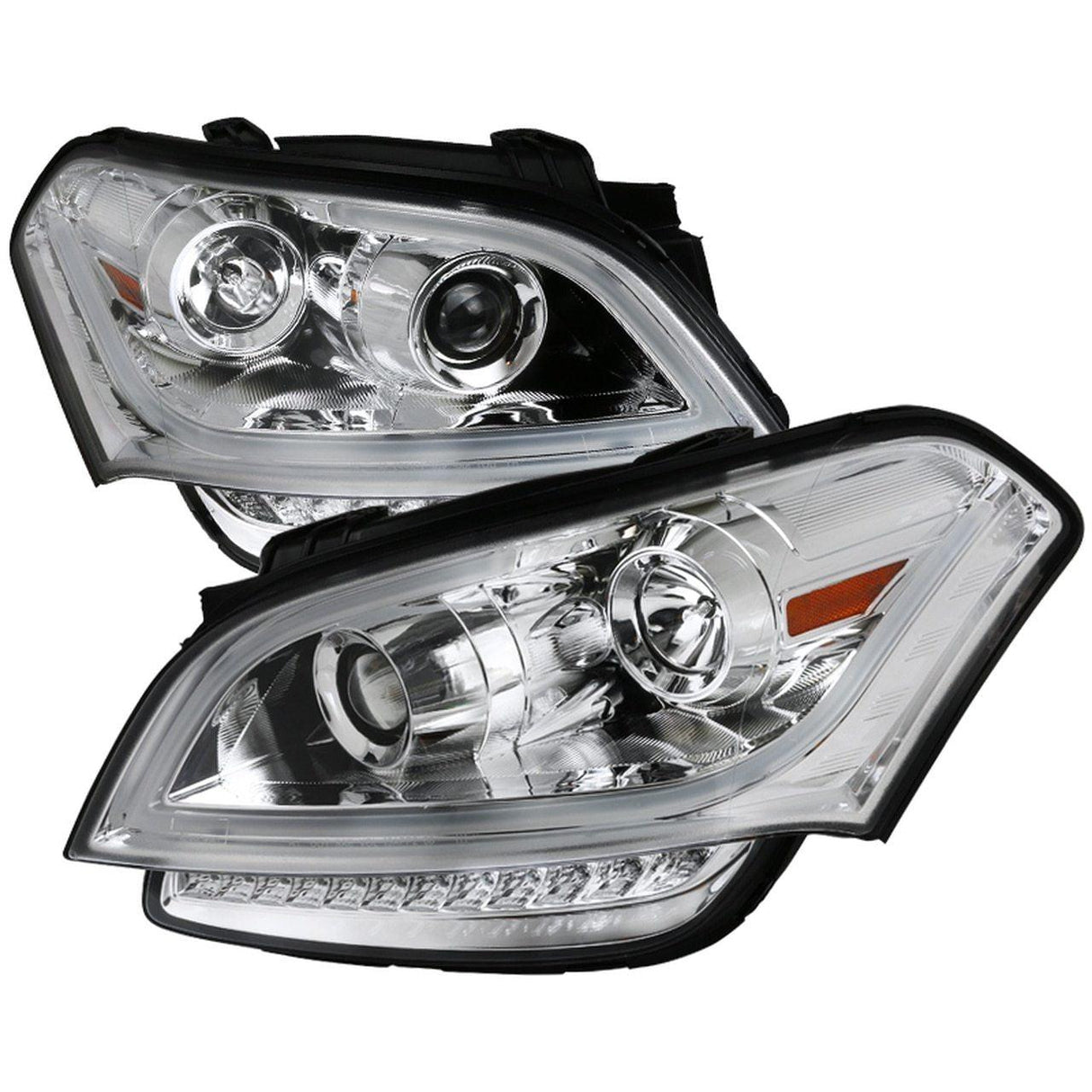 Spec-D Projector Headlights Kia Soul (2010-2011) LED DRL Black Housing