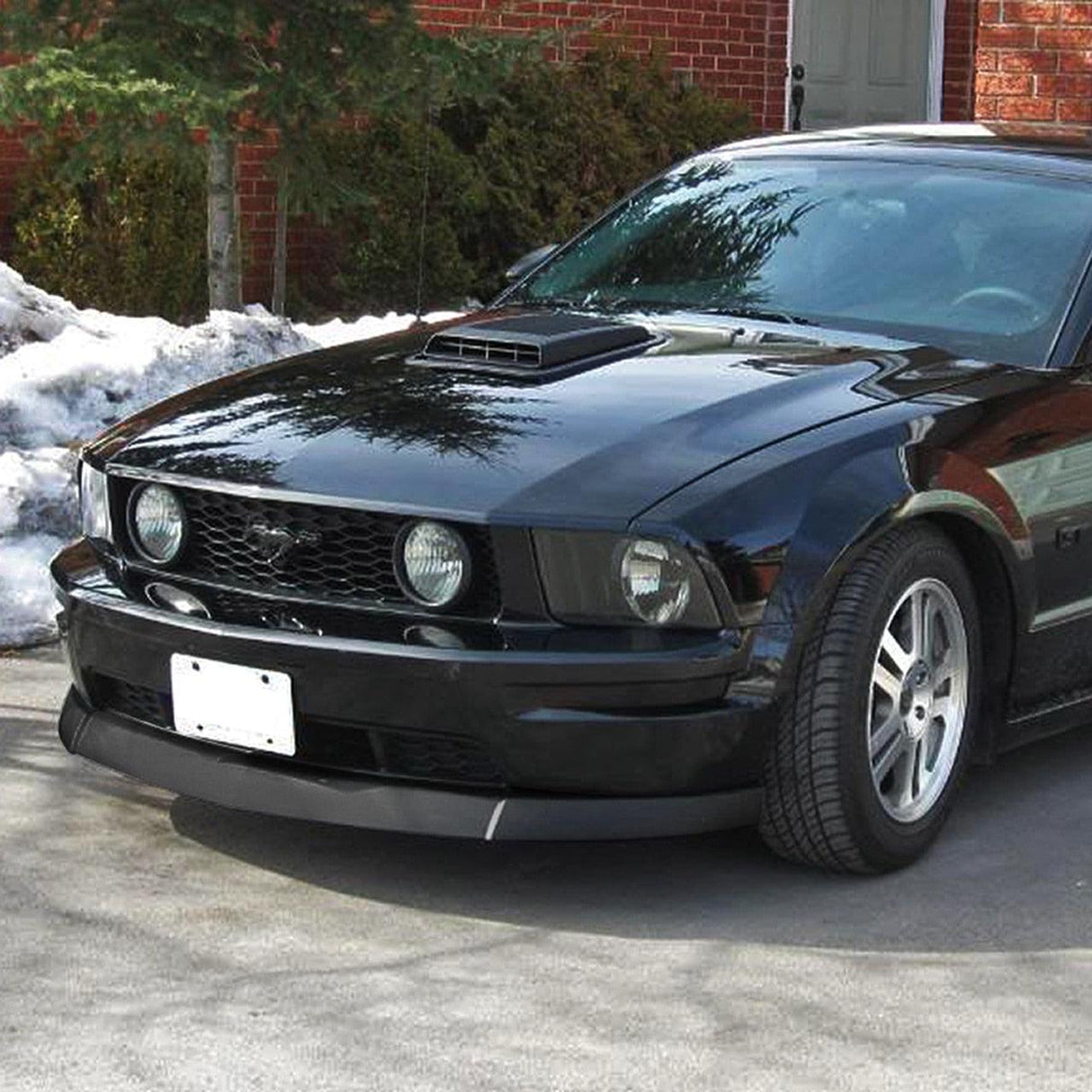 Spec-D Front Bumper Lip Ford Mustang V8 (2005-2009) Black