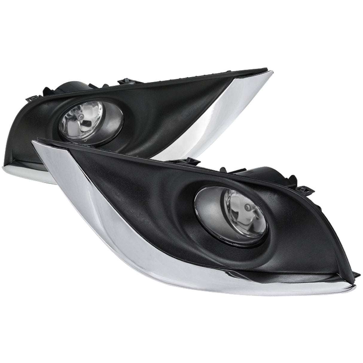 Spec-D OEM Fog Lights Nissan Versa Sedan (2015-2017) Chrome Housing - Clear Lens