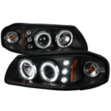 Spec-D Projector Headlights Chevy Impala (2000-2005) LED Halo - Black / Chrome