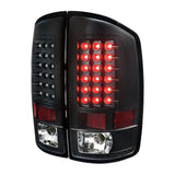 Spec-D LED Tail Lights Dodge Ram (2002-2006) Black / Chrome / Red / Gloss