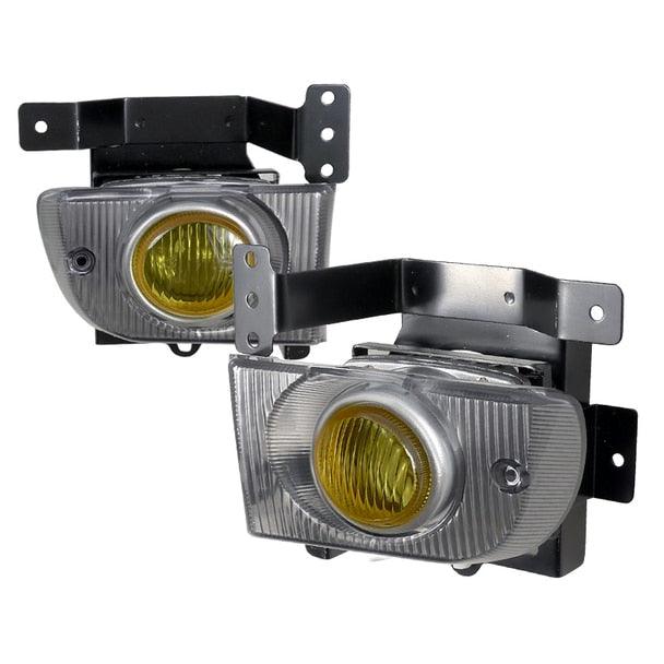 Spec-D OEM Fog Lights Honda Civic EG Sedan (92-95) Chrome Housing/ Yellow or Clear Lens