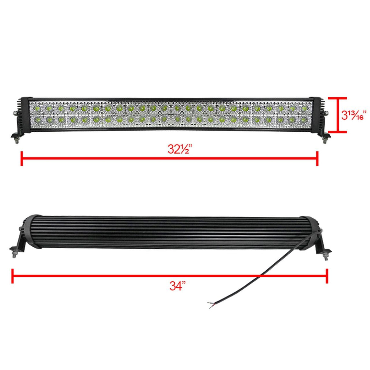 Spec-D Universal LED Light Bar [6000K] 36W 12-LED / 72W 24-LED / 90W 30-LED / 144W 48-LED / 180W 60-LED / 216W 72-LED / 300W 100-LED