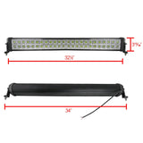 Spec-D Universal LED Light Bar [6000K] 36W 12-LED / 72W 24-LED / 90W 30-LED / 144W 48-LED / 180W 60-LED / 216W 72-LED / 300W 100-LED