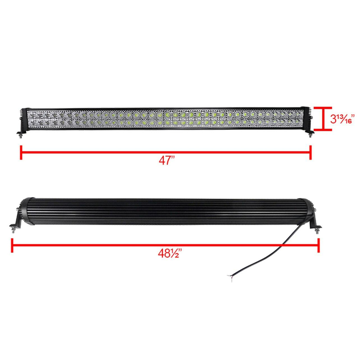Spec-D Universal LED Light Bar [6000K] 36W 12-LED / 72W 24-LED / 90W 30-LED / 144W 48-LED / 180W 60-LED / 216W 72-LED / 300W 100-LED