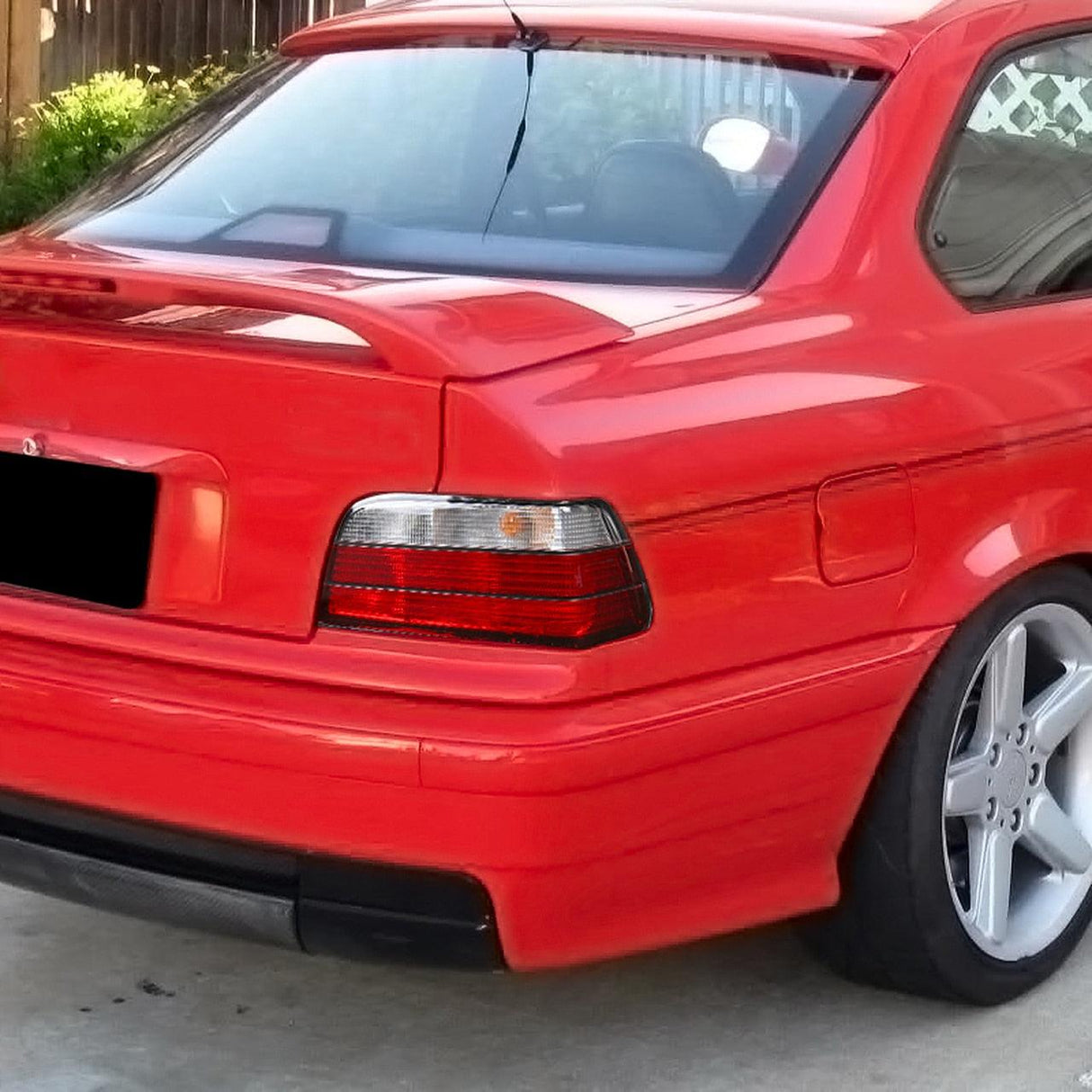 Tail Lights BMW 318i 325i 328i E36 Coupe (1992-1998) Red Tint - K2 Industries