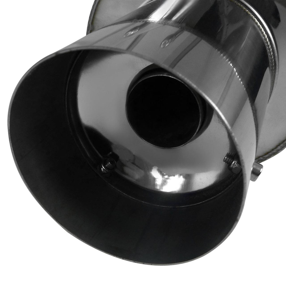 Spec-D Tuning Exhaust Honda Civic Si EX LX DX Coupe/Sedan (06-11) Polished / Blue Burnt Tip N1