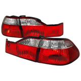 Spec-D Tail Lights Honda Accord Sedan (1998-1999-2000) Red/Clear
