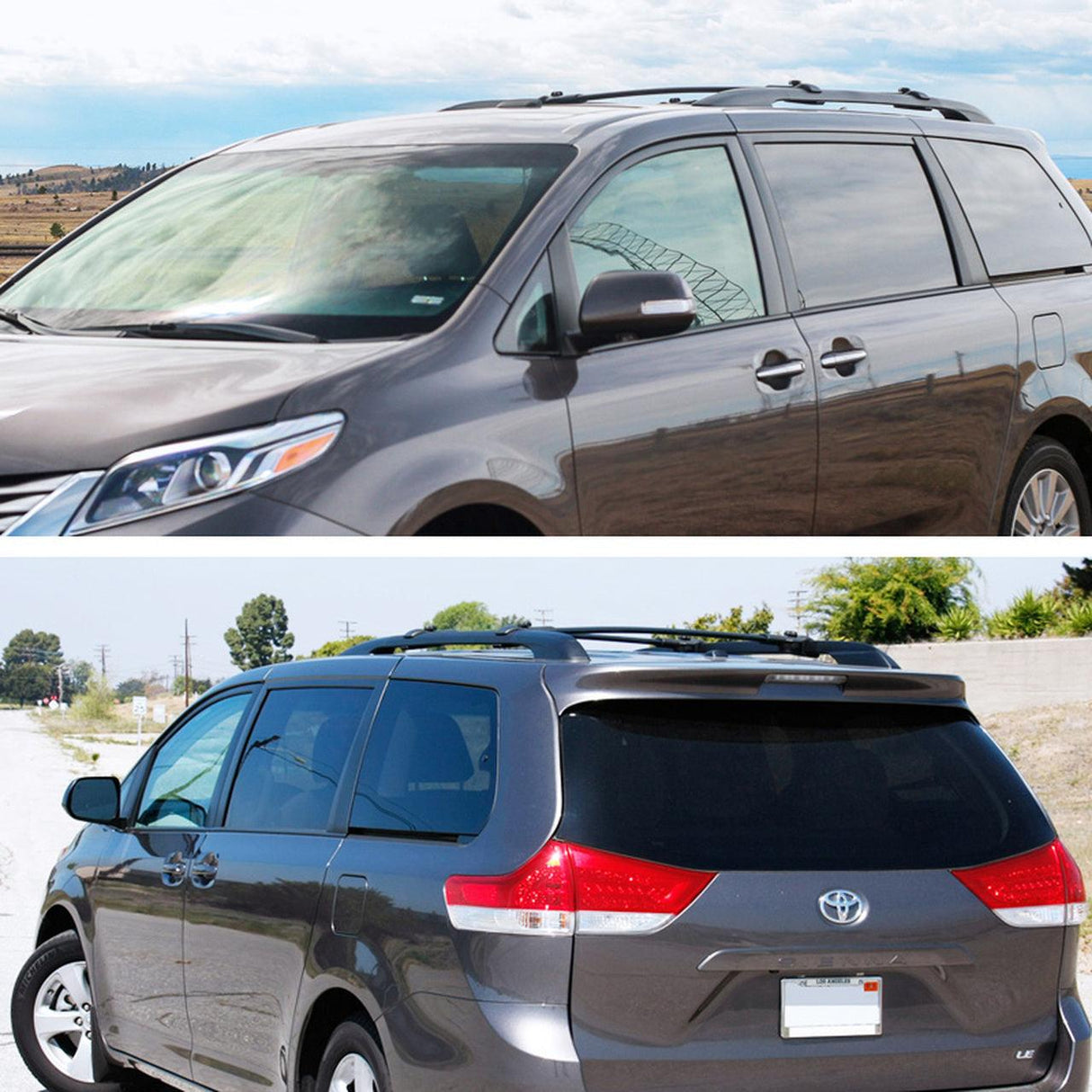 Spec-D Roof Rack Cross Bars Toyota Sienna (2011-2017) 1 Pair