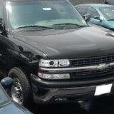 Spec-D Projector Headlights Silverado (99-02) Tahoe/Suburban (00-06) LED Dual Halo w/ Bumper Lights - Black or Chrome