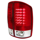 Spec-D LED Tail Lights Dodge Ram (2002-2006) Black / Chrome / Red / Gloss