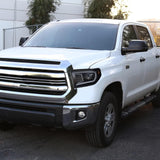 Spec-D Projector Headlights Tundra (14-21) w/ C-Bar LED Turn Signal Lights - Black or Chrome