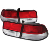 Spec-D Tail Lights Honda Civic EK Coupe (96-00) EK Sedan (96-98) Red Clear or Smoke Lens