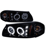 Spec-D Projector Headlights Chevy Impala (2000-2005) LED Halo - Black / Chrome