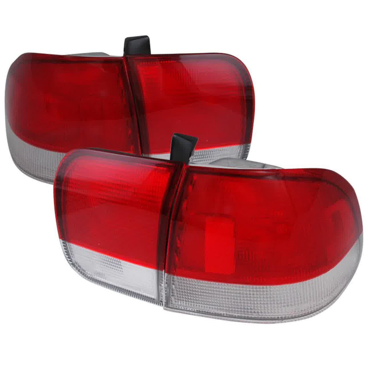 Spec-D Tail Lights Honda Civic EK Coupe (96-00) EK Sedan (96-98) Red Clear or Smoke Lens