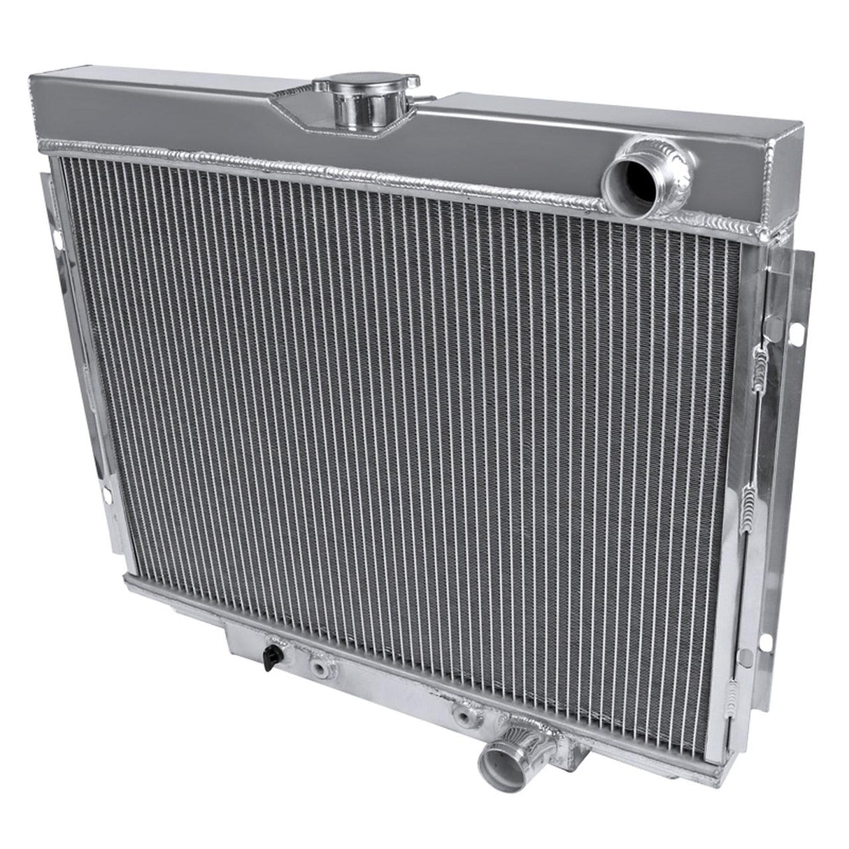 Spec-D Aluminum Radiator Ford Fairlane / Ranchero V8 (1969) 3 Row - Right Side 24"