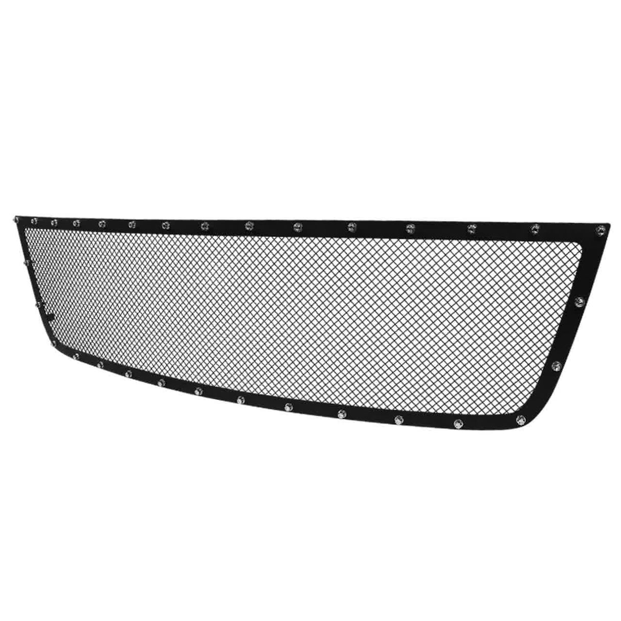 Spec-D Grill Insert Chevy Silverado (2005-2007) [Mesh Black Rivet Style] 1 PC or 2 PC
