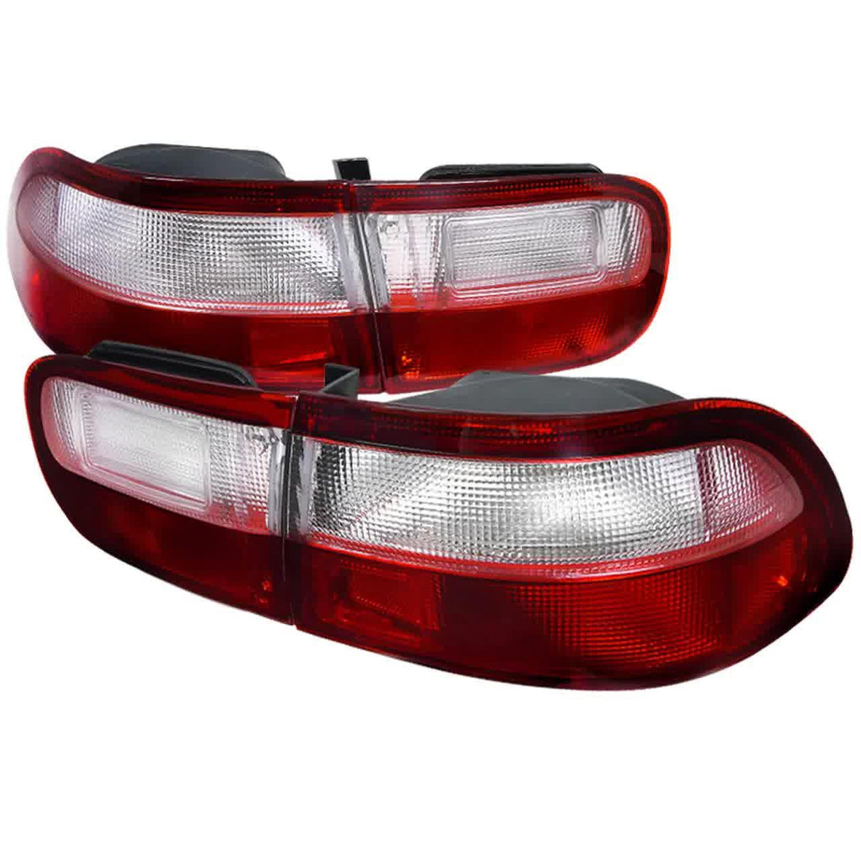 Spec-D Tail Lights Honda Civic EG (92-95) Coupe/Sedan/Hatch - Black or Chrome