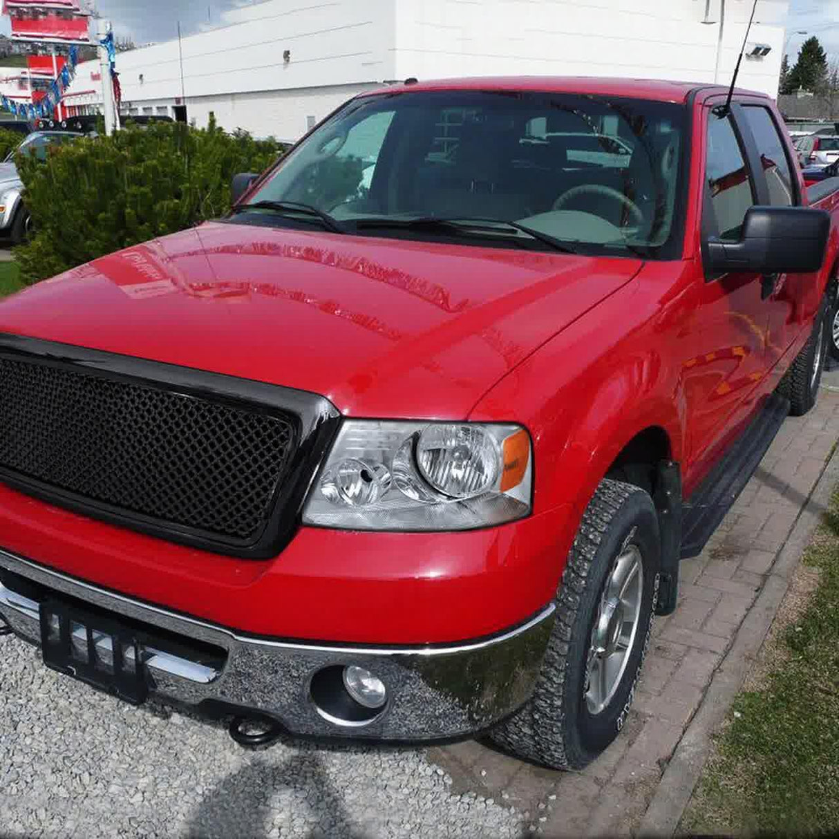 Spec-D OEM Replacement Headlights Ford F150 (04-08) Optional LED Bar - Black or Chrome