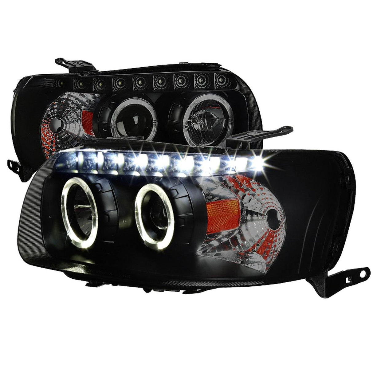 Spec-D Projector Headlights Ford Escape (05-07) Dual LED Halo - Black or Chrome