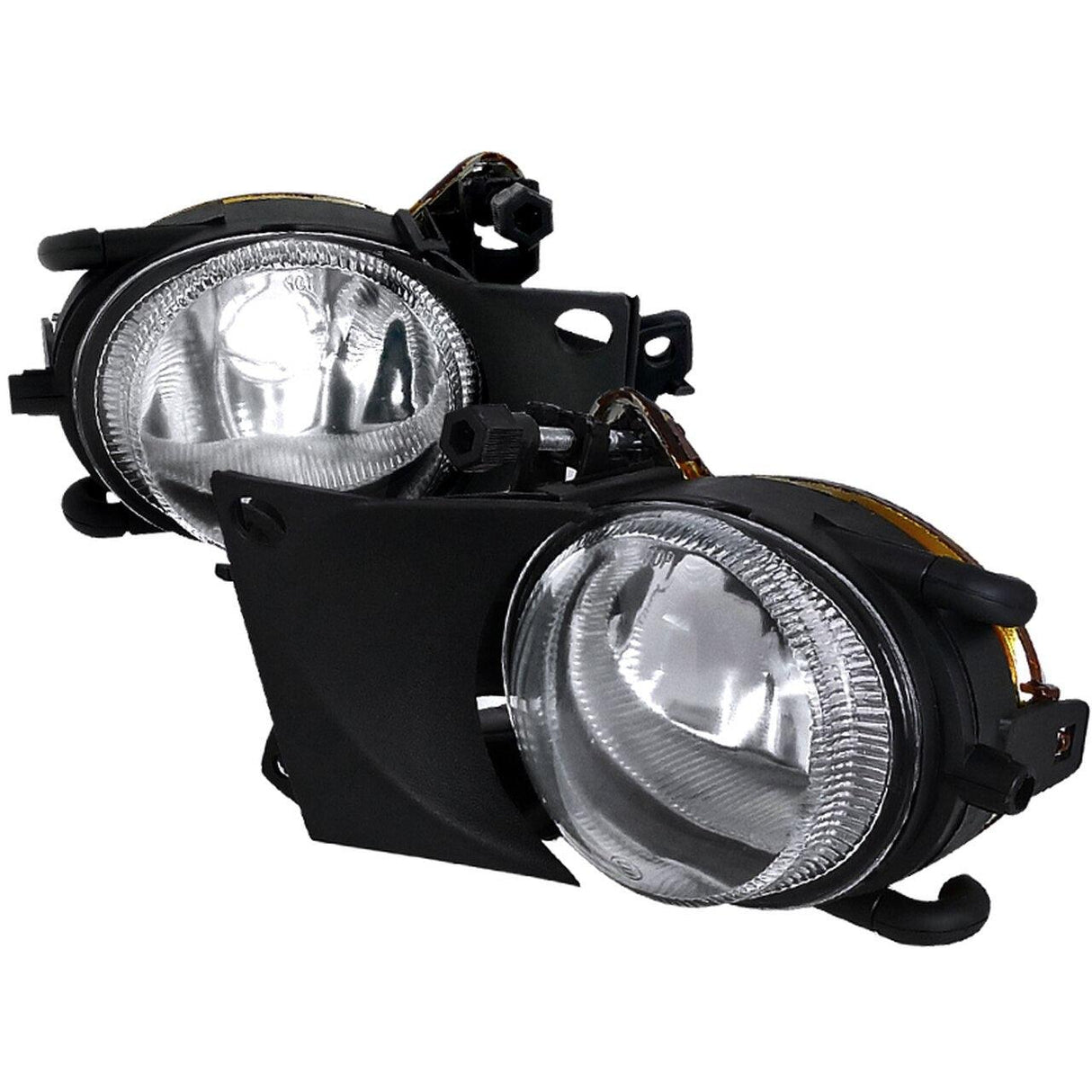 Spec-D OEM Fog Lights BMW E39 5 Series [Non-M Models Only] (01-03) Chrome Housing/Clear Lens