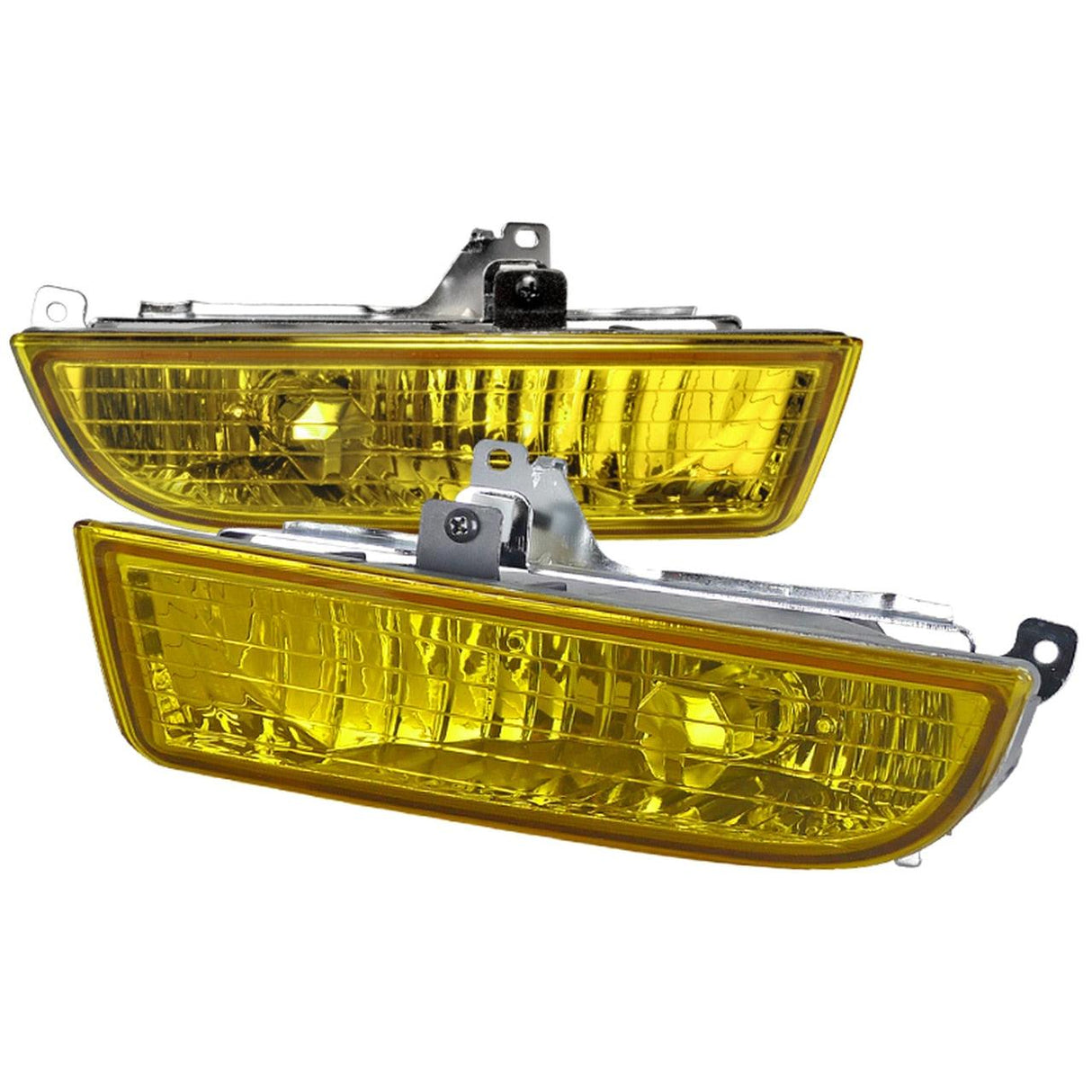Spec-D Fog Lights Honda Prelude (1997-2001) Chrome Housing - Yellow or Clear Lens