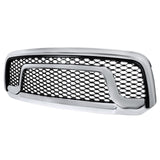 Spec-D Grill Dodge Ram 1500 (2013-2018) [Rebel Style Honeycomb] Black or Chrome