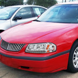 Spec-D Crystal Headlights Chevy Impala (00-05) [w/ Light Strip] Matte Black or Chrome Housing
