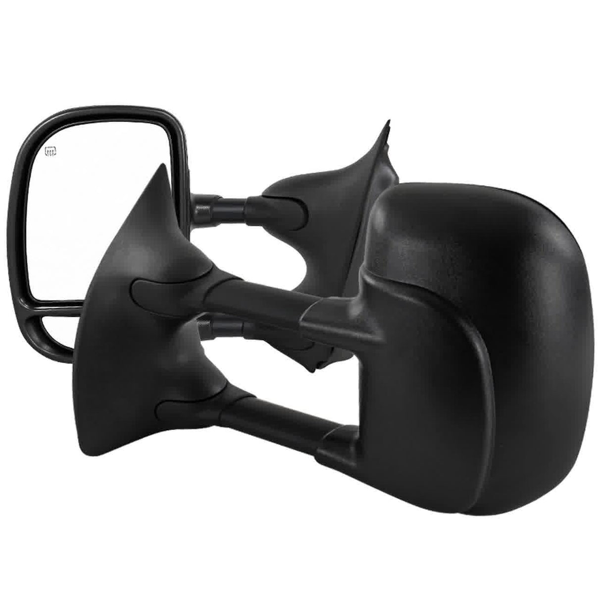 Spec-D Towing Mirrors Ford F250 F350 F450 F550 Super Duty (99-07) Extendable / Heated w/ Optional Amber Lens LED Turn Signal