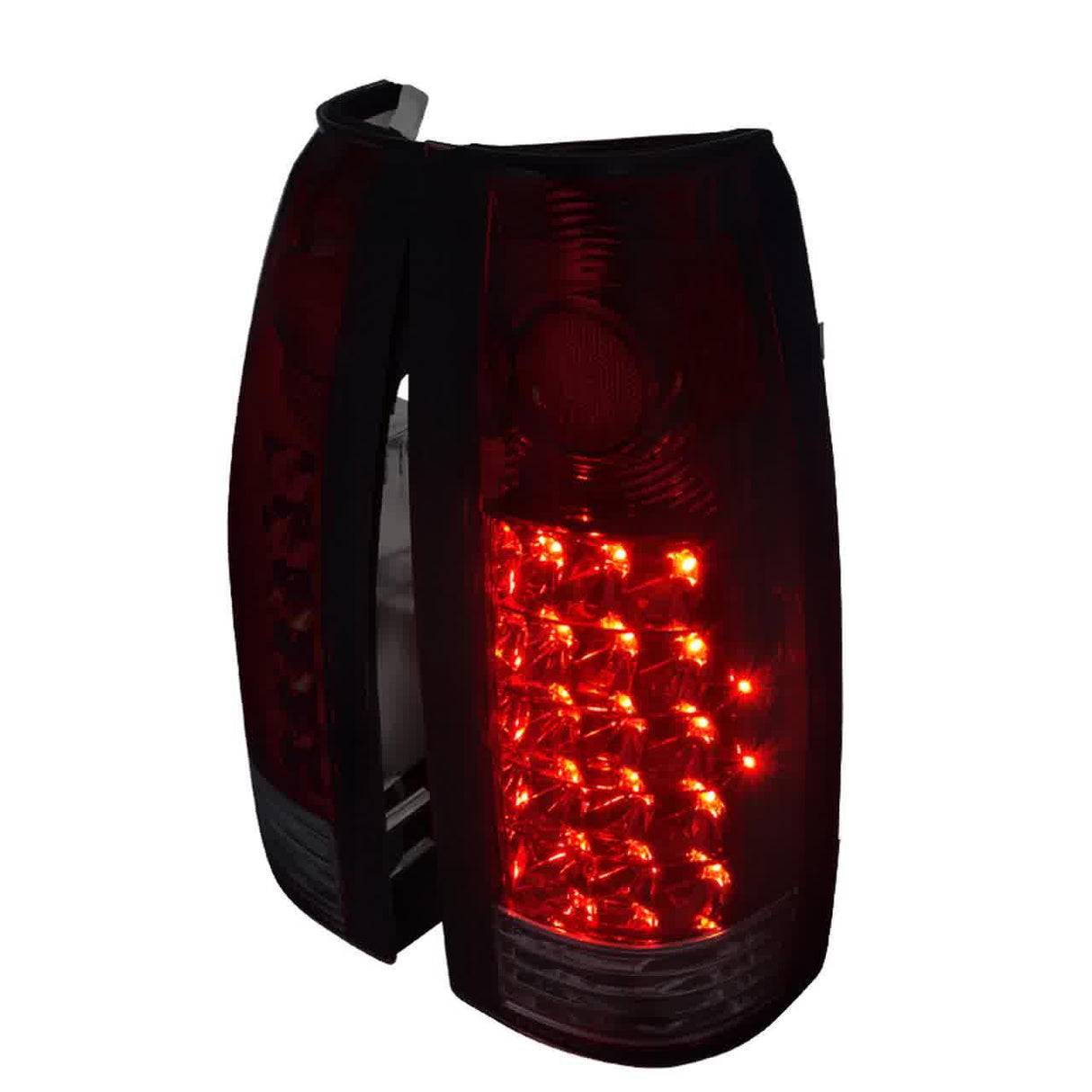 Spec-D Tail Lights Chevy Silverado (88-98) Blazer Full Size (92-94) [APC LED] Chrome or Black Housing