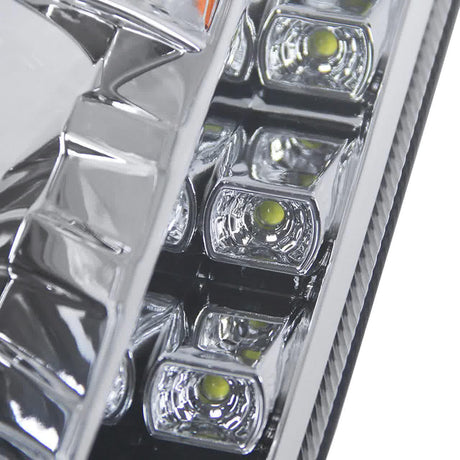 Nissan 350Z SMD LED Strip with HID Black or Chrome Projector Headlights (2003-2005) - K2 Industries