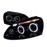 Spec-D Projector Headlights Golf/Rabbit (06-08) Jetta (06-10) MK5 [Halo LED] Black / Chrome