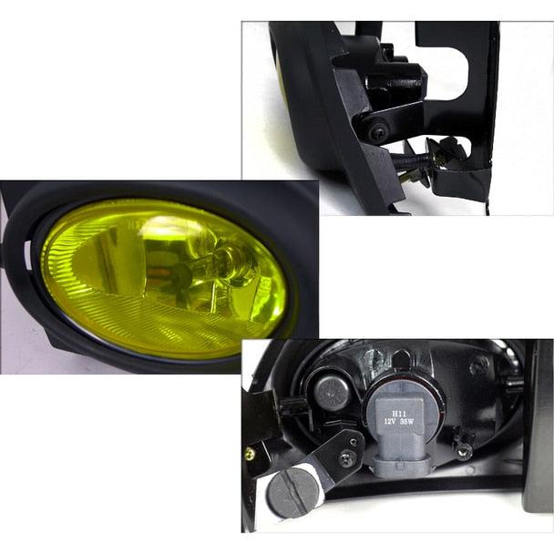 Spec-D OEM Fog Lights Honda Civic Sedan (06-08) Chrome Housing Clear or Yellow Lens