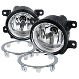 Spec-D Fog Lights Honda Pilot (12-15) [Chrome Housing - Clear Lens] w/ H8 or H11 Bulbs