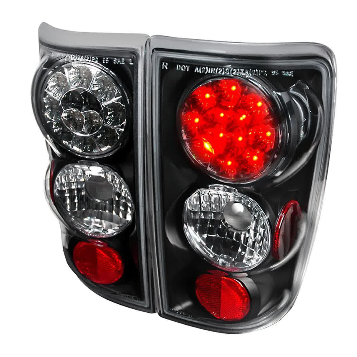 Spec-D Tail Lights GMC Jimmy (95-04) Envoy (98-00) [LED] Black or Chrome Housing