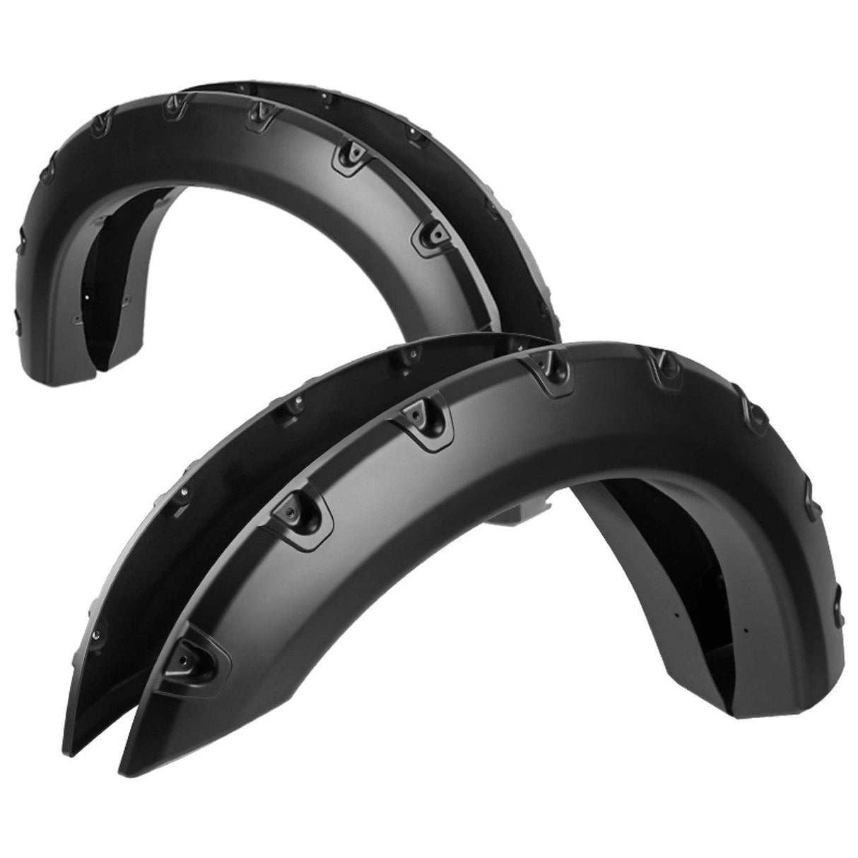 Spec-D Fender Flares Ford F250 / F350 Super Duty (1999-2007) Smooth Rivet Style Fender Flares