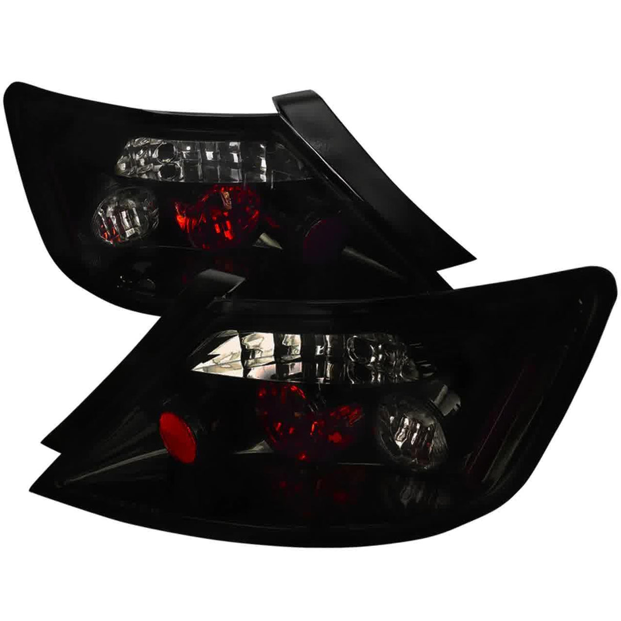 Spec-D Tail Lights Honda Civic Coupe (2006-2011) Black or Chrome Housing