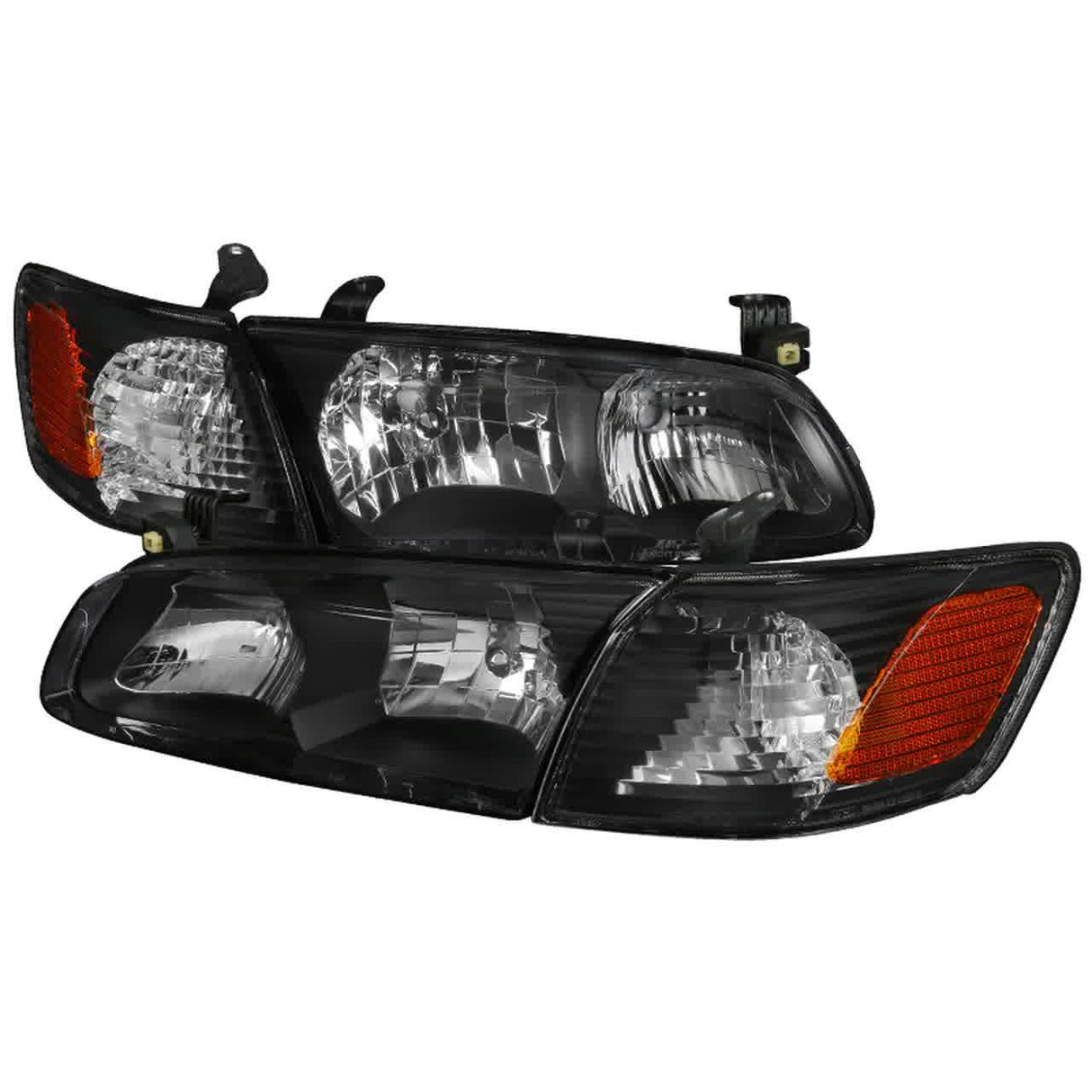 OEM Replacement Headlights Toyota Camry (00-01) Matte Black or Chrome Housing - K2 Industries