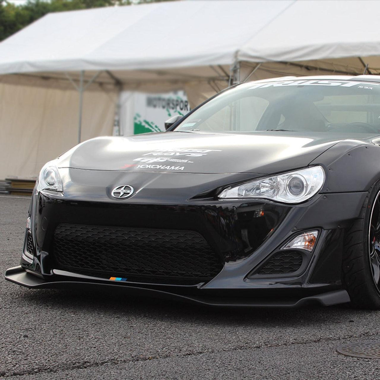 Spec-D Front Bumper Lip Scion FR-S (2013-2016) Black GR Style