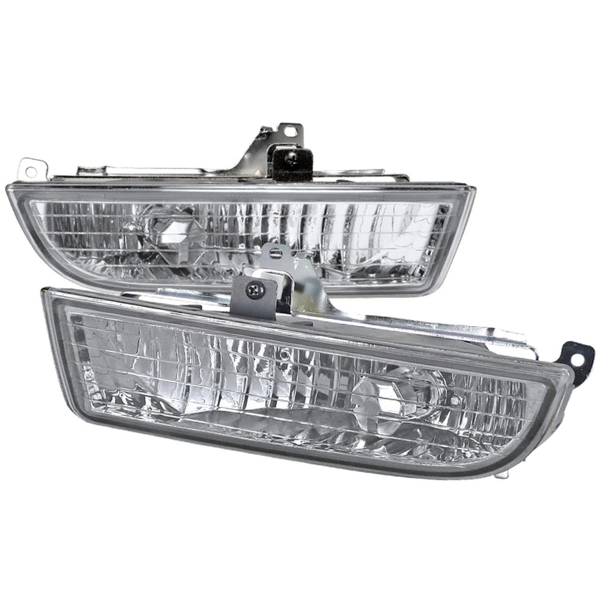 Spec-D Fog Lights Honda Prelude (1997-2001) Chrome Housing - Yellow or Clear Lens