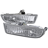 Spec-D Fog Lights Honda Prelude (1997-2001) Chrome Housing - Yellow or Clear Lens