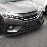 Spec-D Front Bumper Lip Honda Fit (2014-2017) 3 Piece - Matte or Glossy Black