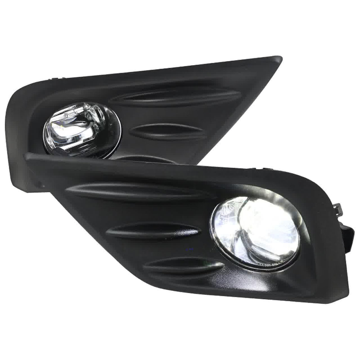 Spec-D Fog Lights Nissan Altima Sedan (2016-2017) Chrome Housing - Clear - OEM or SMD LED Projector