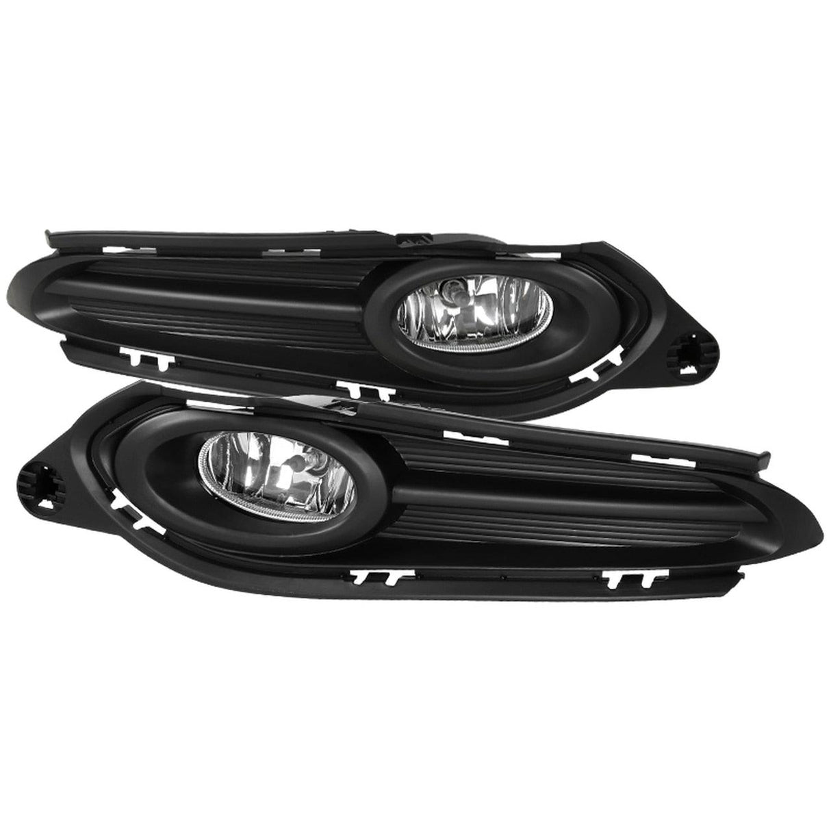 Spec-D OEM Fog Lights Honda HR-V (2016-2018) [Clear Lens] Chrome Housing w/ Black or Chrome Bezel