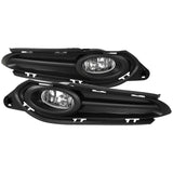 Spec-D OEM Fog Lights Honda HR-V (2016-2018) [Clear Lens] Chrome Housing w/ Black or Chrome Bezel