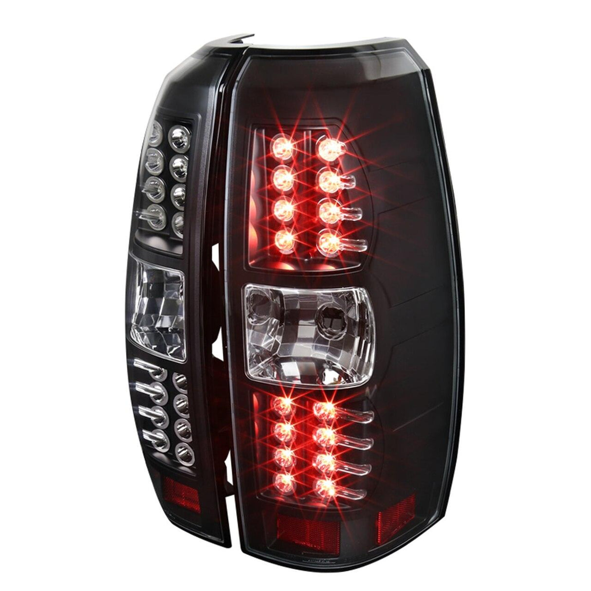 Spec-D Tail Lights Chevy Avalanche (07-12) LED - Black / Smoke / Clear