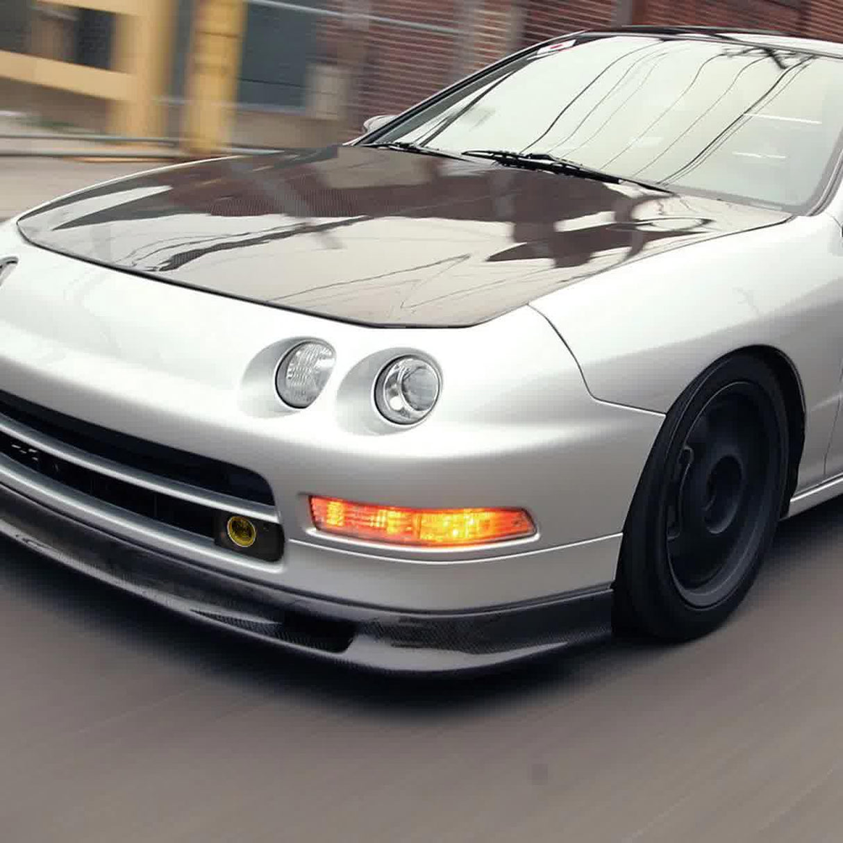 Spec-D OEM Fog Lights Acura Integra Coupe/Sedan (94-97) Chrome Housing/Yellow Lens