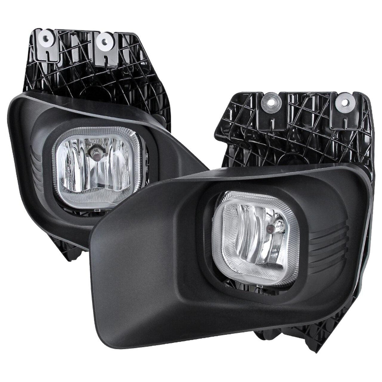 Spec-D OEM Fog Lights Ford F250 F350 F450 F550 Super Duty (2011-2016) Chrome Housing - Clear Lens